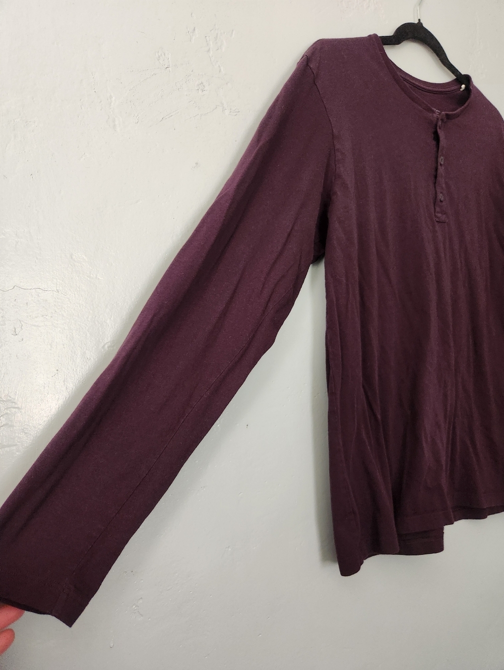 Patagonia Mens Long Sleeve Daily Henley Shirt Medium - Picture 4 of 6